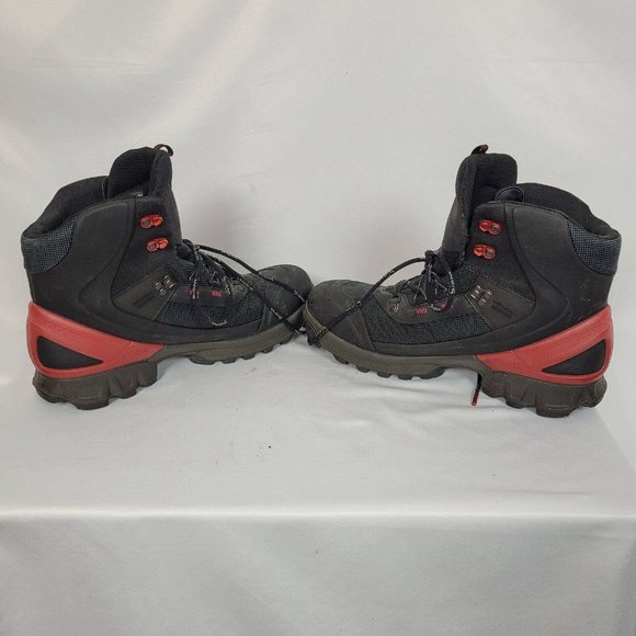 Ecco Mens Biom Hike 1.2 Gore-Tex Hiking Trail Mid Boots Black Titanium Size 45 - Picture 7 of 10
